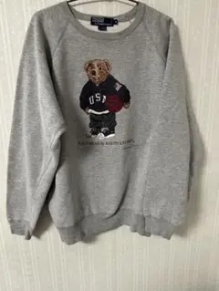 90s RalphLauren 《初期ポロベア》スウェット basketball