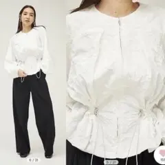 FRAY I.D ボリュームスリーブドロストブルゾン ¥27,500