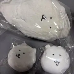 ナガノマーケット　ふわもち！くまだらけぬいぐるみくじD,E賞 セット売り