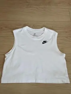 NIKE ノースリーブ クロップド丈 トップス ホワイト Sのサムネイル