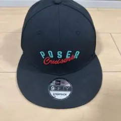 POSER 9FIFTY ブラックキャップ ストラップバック