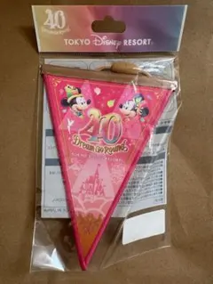 東京ディズニーリゾート 40周年 三角旗