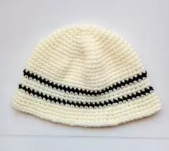 5 18 クラッシャーハット　クロシェハット　バケットハット