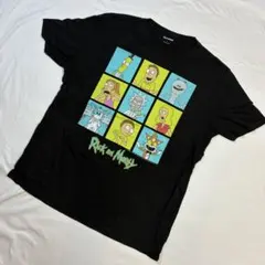 3593] USA古着 Tシャツ 黒 M アメリカ古着 リック アンド モーティ