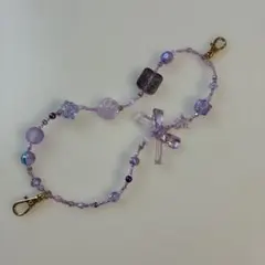 ビーズ　ブレスレット　キーホルダー　ハンドメイド