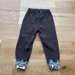 め*※様 MARKEY'S フリル付きダークグレーキッズパンツ 100