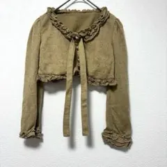 キッズトップス フリルカーディガン　130cm