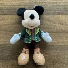 ミッキーマウス ぬいぐるみバッチ フォレストシアター ストラップ付き