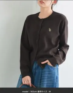 【U.S.POLO ASSN.】ニットカーディガン