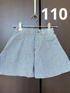 〘 GU〙110cmキッズショートパンツ 子供服デニム