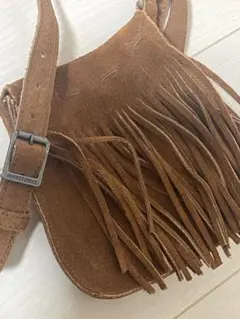 ミネトンカ　フリンジバック　新品未使用【美品】ブラウン
