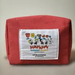 ロクシタン スヌーピー コラボポーチ ノベルティのサムネイル