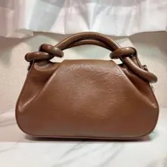 新品未使用 CIAOPANIC TYPY ねじりデザインミニBAG ブラウンのサムネイル