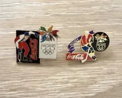 【超劇レア】アトランタ & 長野オリンピック コカコーラ スノーボールピンバッジ 長野オリンピック コカコーラ 稀少ピンバッジ5点セット - メルカリ
