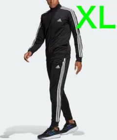 ☆新品タグ付XL☆ アディダス ジャージ上下スリーストライプス トラックスーツO
