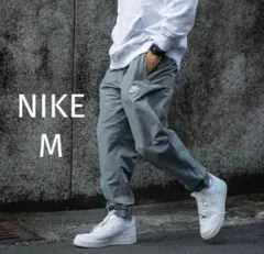 M 新品 ナイキ ウーブンパンツ メンズ カフ ジョガー グレー