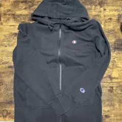 Champion ブラックパーカー Mサイズ