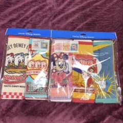 ディズニーリゾート　ミニタオルセット　ダイナー風　パッケージ風　ミッキー　ルーイ