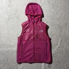 【Y8206】.THE NORTH FACE フリースベスト　サイズM　ピンク