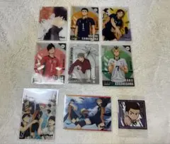 ハイキュー クリアカード セリア まとめ売り 9点