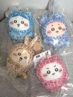 ヒョウ柄パジャマなマスコット ウサギ シーサー モモンガ 古本屋 カニ