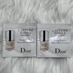 Dior カプチュールトータルセルENGY スーパーセラムファンデーション　2個