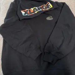 XLARGE 黒 フード付きパーカー / 140