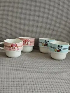 ディズニー ミッキー ミニー マグカップ 4個セット