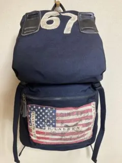 POLO JEANS 星条旗 巾着式 バックパック ブラック