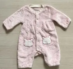 ロンパース ふわふわ 冬服 ベビー服 クマ 60cm~70cm