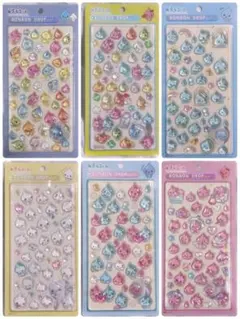 しずくちゃん ボンボンドロップシール 6種類セット