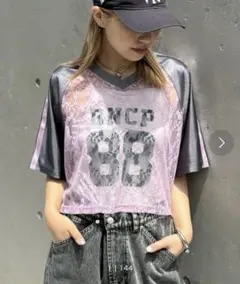 レースドッキングフットボールtee