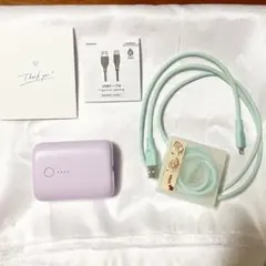 MOTTERU モッテル モバイルバッテリー lightningケーブルのサムネイル