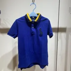 ラルフローレン　キッズ　ブルーポロシャツ
