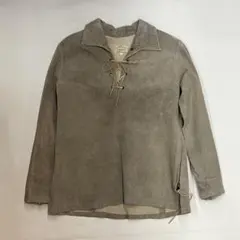 レザー スエード 編み上げ プルオーバー 古着 vintage ヴィンテージのサムネイル