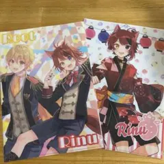 すとぷり　莉犬くん　ころんくん　クリアファイル2枚セット