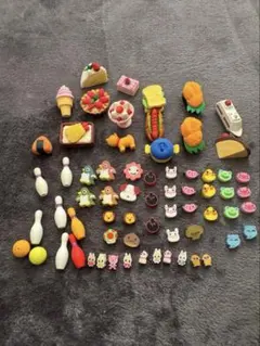 ミニ消しゴムセット 食べ物 動物 詰め合わせ