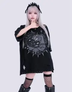 IMVAL×GALFY / Doll Dog 大萌袖 L/S TEE［BLK］ - メルカリ