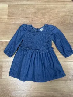GAP デニム風ワンピース　90