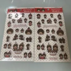 【即日発送】モンチッチ　ぷっくりシール2パック