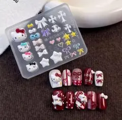 ハローキティ ネイル シリコンモールド