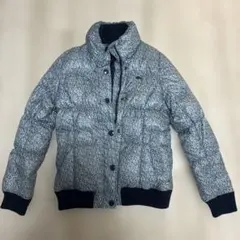 LACOSTE ダウンジャケット 40 ネイビー系花柄のサムネイル