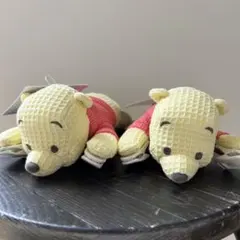 【新品タグ付】【2個セット】くまのプーさん ぬいぐるみ 肩のせ