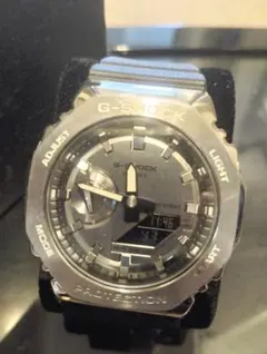 【数回使用の美品】G-SHOCK GM-2100 モジュール5611 Gショックの時刻合わせ(GA-2100シリーズ取説No.5611)と基準位置合わせ
