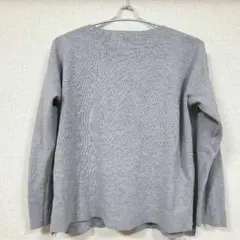 OPAQUE.CLIP　グレー 長袖 トップス　カットソー　ボートネック