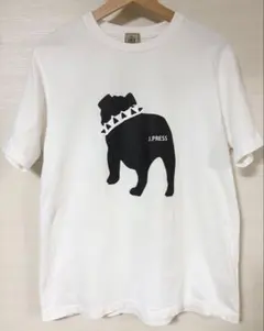 J.PRESS ブルドッグ　Tシャツ　サイズL