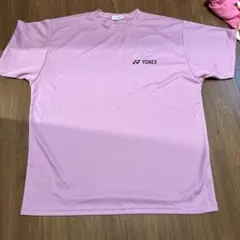 YONEX ピンク メッシュ シャツ