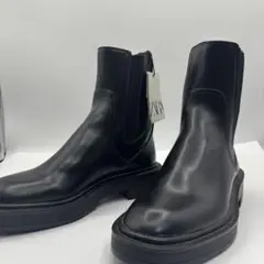 ✨未使用タグ付✨ザラ　サイドゴアブーツ　黒23.0