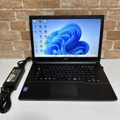 富士通ノート PC 高速起動SSD メモリ8GB オフィス2024年Win 11