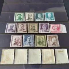 【銭単位使用済切手】文化人シリーズ　森鴎外正岡子規樋口一葉菱田春草他　12種 2025年最新】文化人シリーズ 切手の人気アイテム - メルカリ